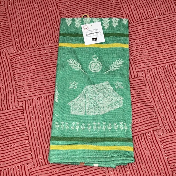 NWT Dishtowel by Now Designs cabin /camp / forest theme - Picture 1 of 9